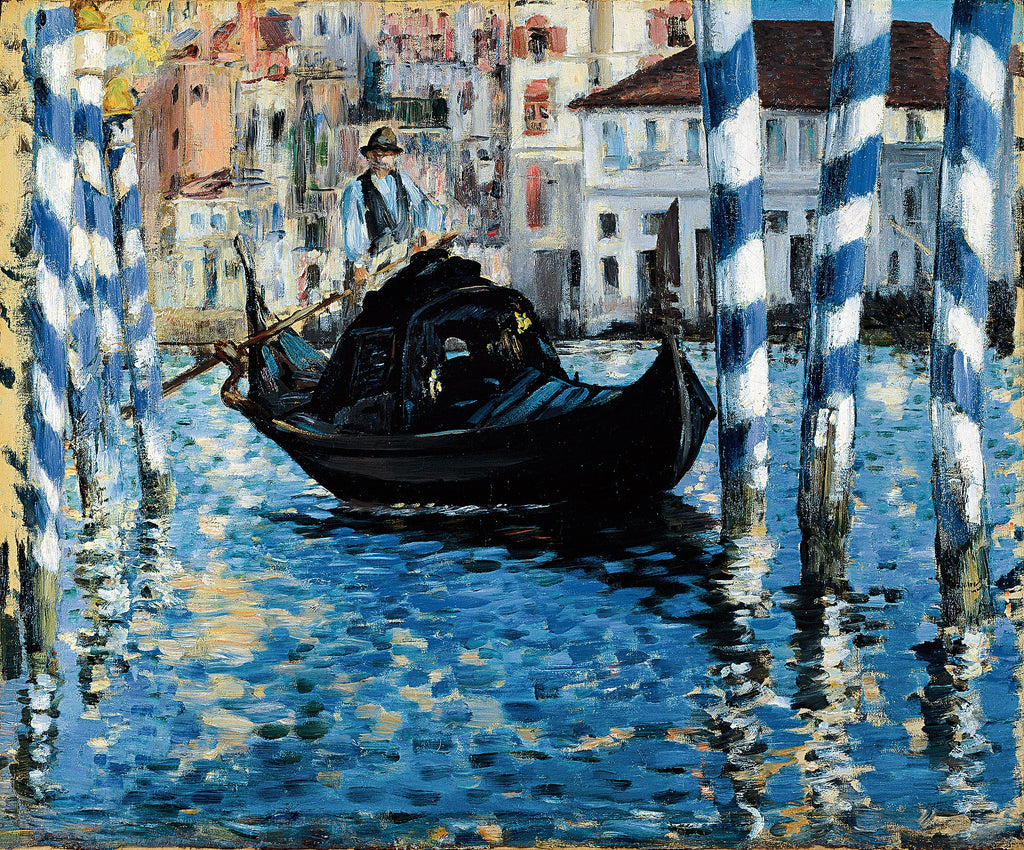 Hoodie Blue Venice Edouard Manet 1874 Essential