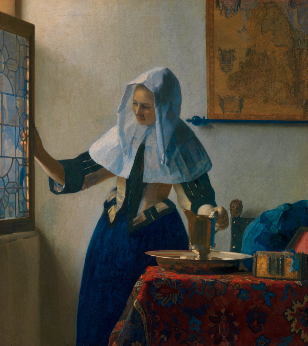 Sweater Young Woman With A Water Pitcher Signature