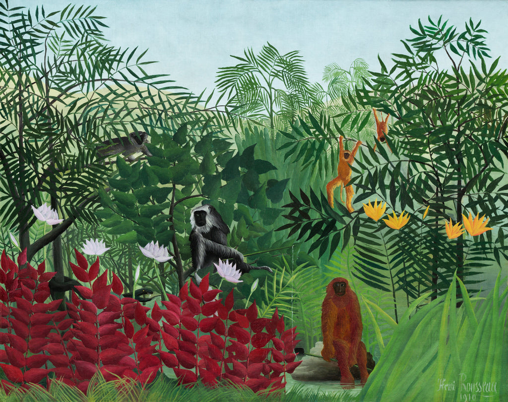 T-shirt Tropical Forest With Monkeys Essential