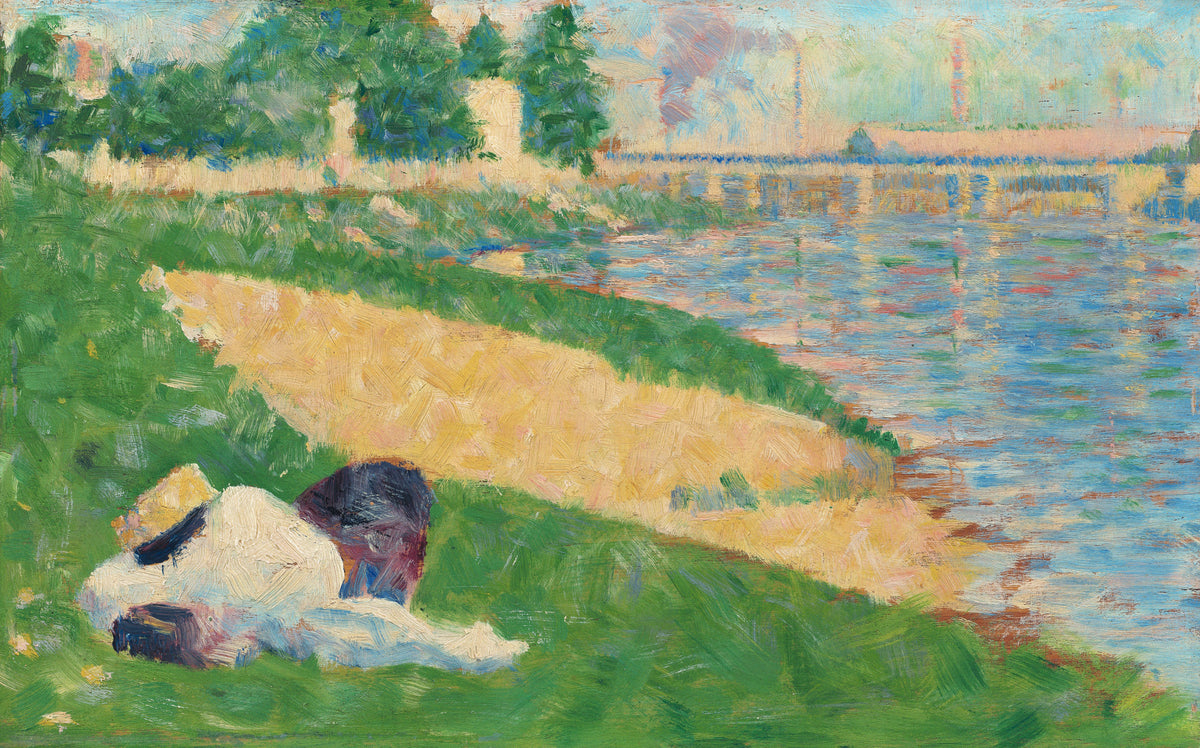 T-shirt The Seine With Clothing On The Bank Study For Bathers At Asnieres Essential