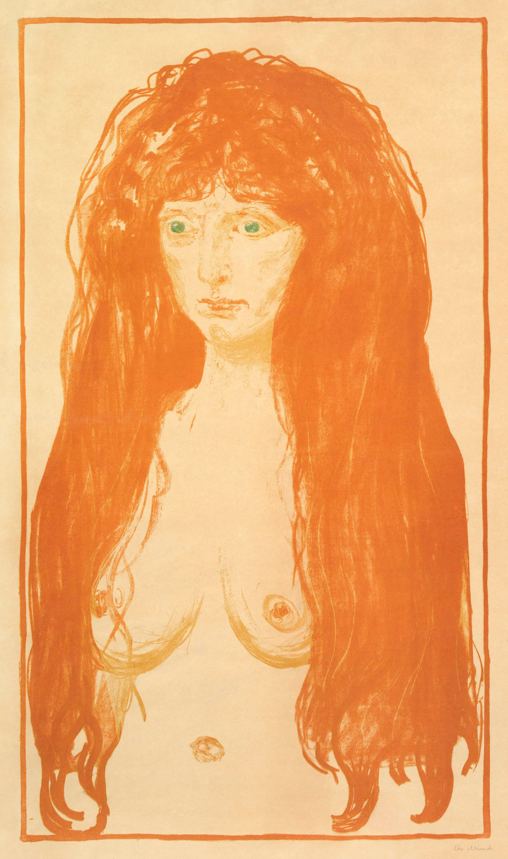 Sweater The Sin Woman With Red Hair And Green Eyes Signature