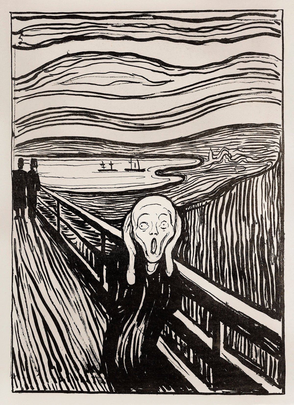 T-shirt The Scream Essential