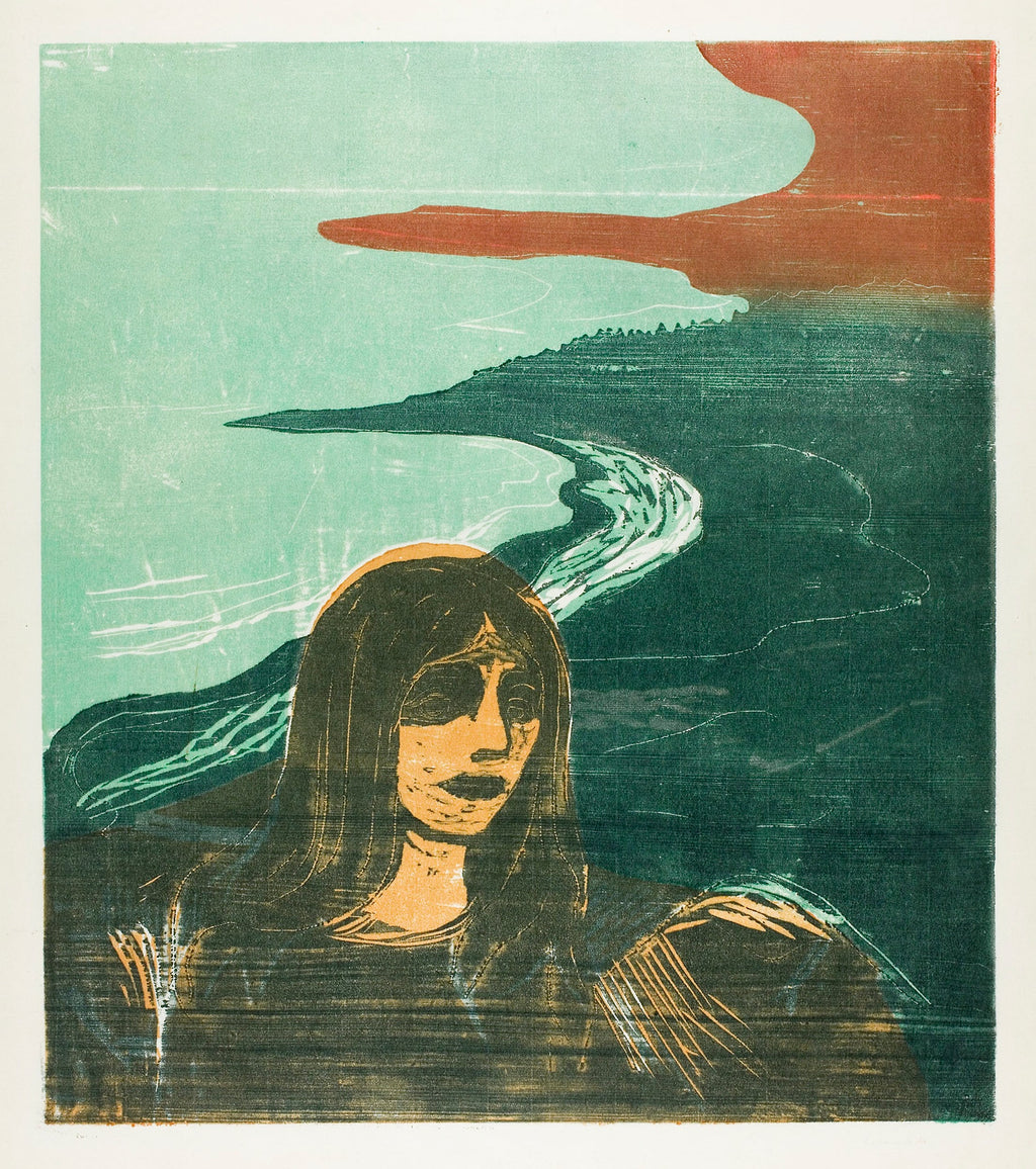 Hoodie Woman Head Against The Shore Essential