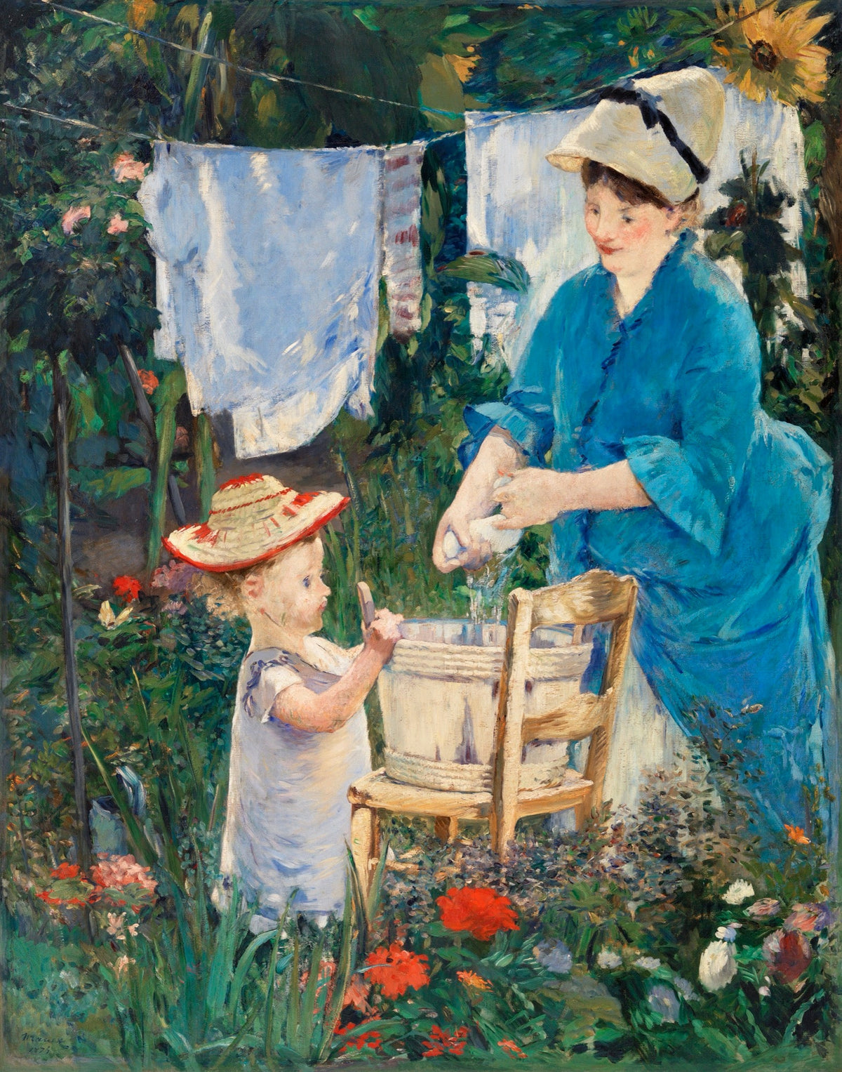 T-shirt Laundry Le Linge Painting In High Resolution Essential