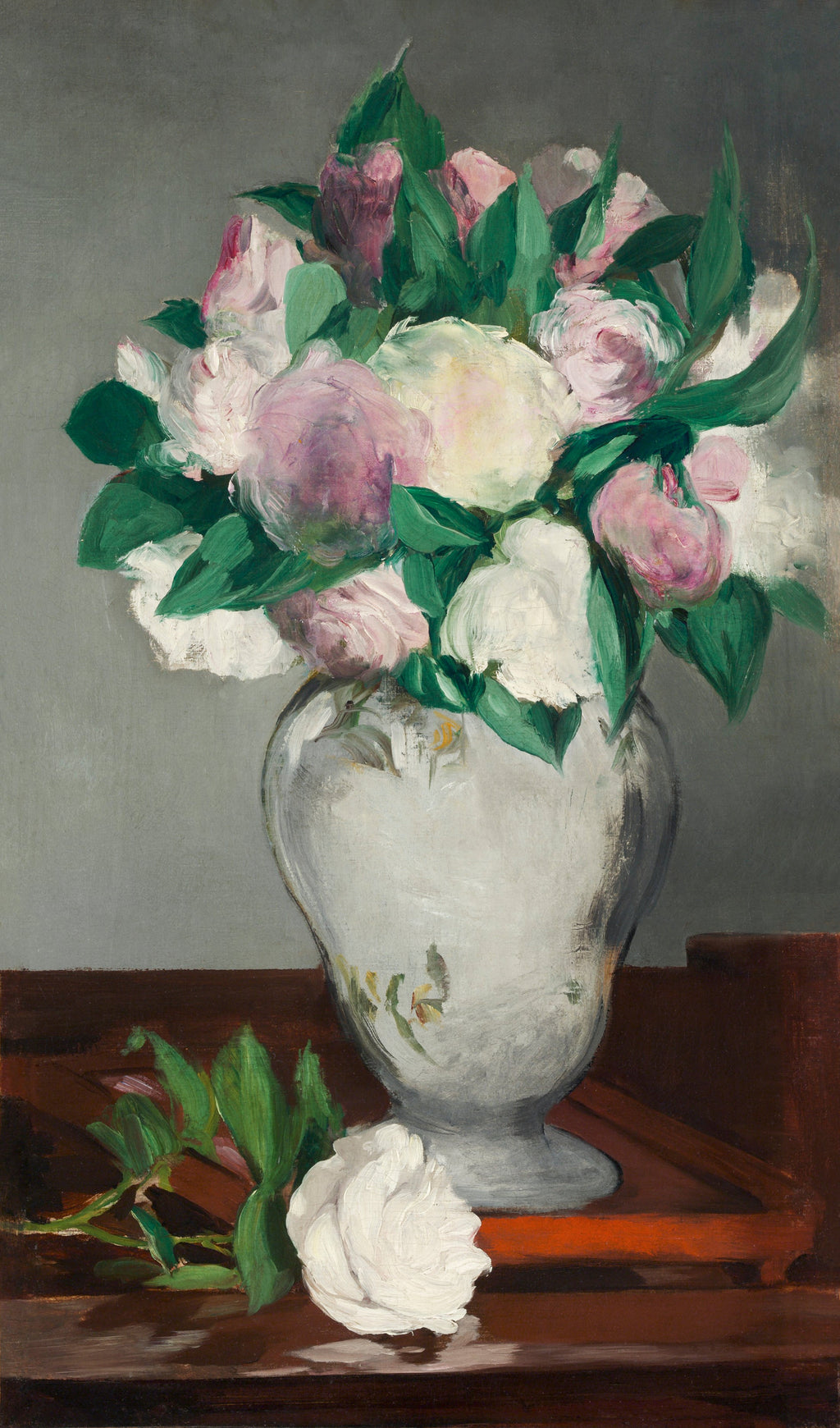 T-shirt Peonies Painting In High Resolution Essential