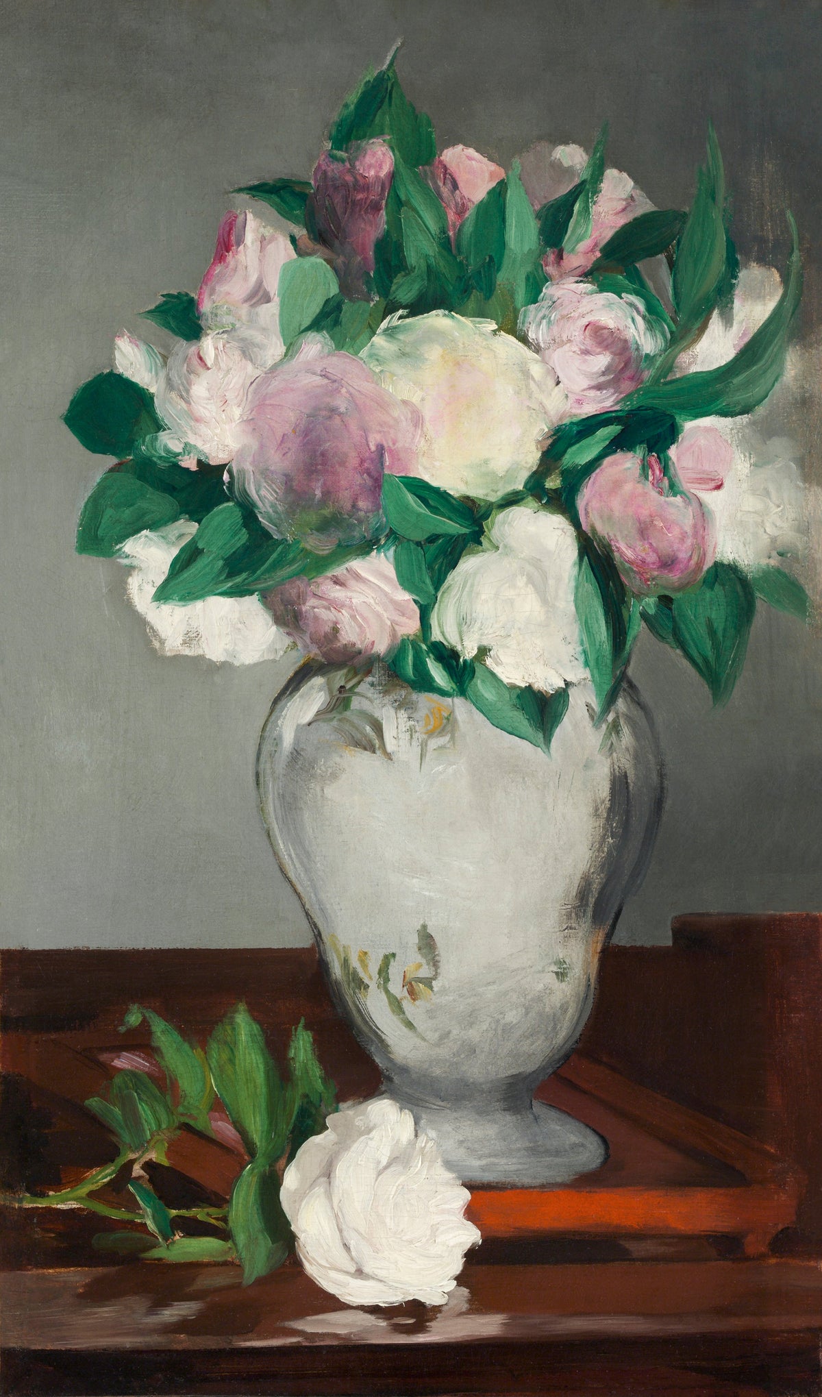 T-shirt Peonies Painting In High Resolution Essential