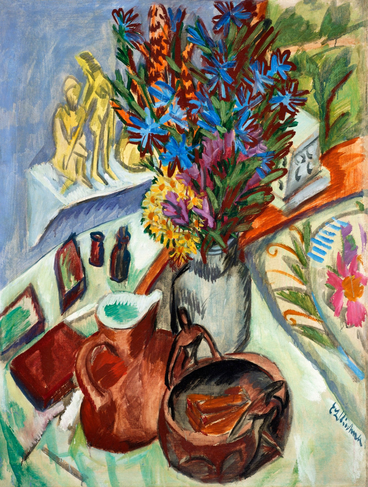 T-shirt Still Life With Jug And African Bowl Essential