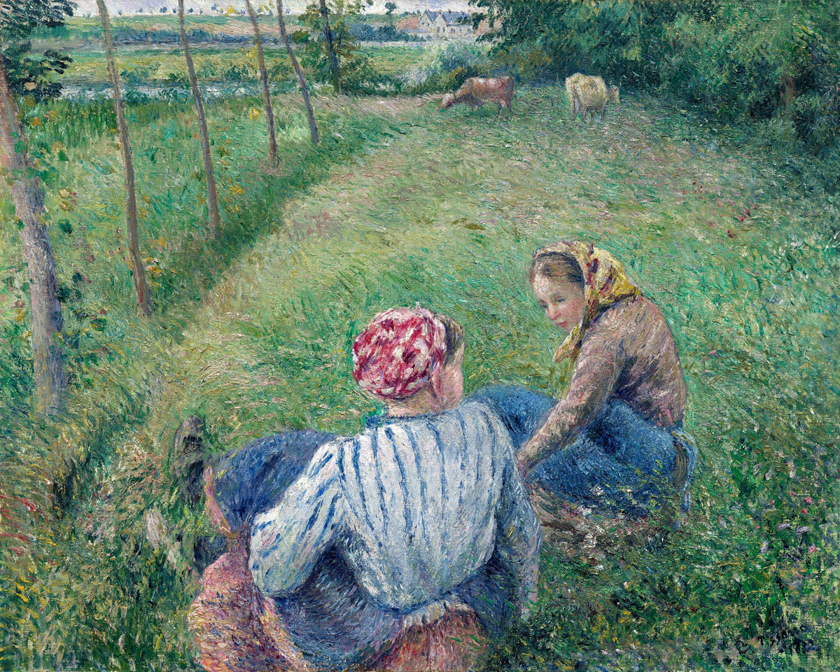 Hoodie Young Peasant Girls Resting In The Fields Near Pontoise Essential