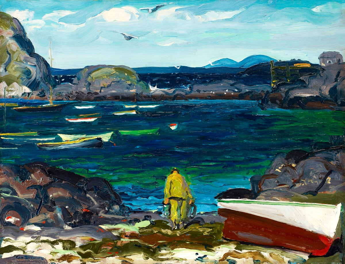Hoodie The Harbor Monhegan Coast Maine Essential