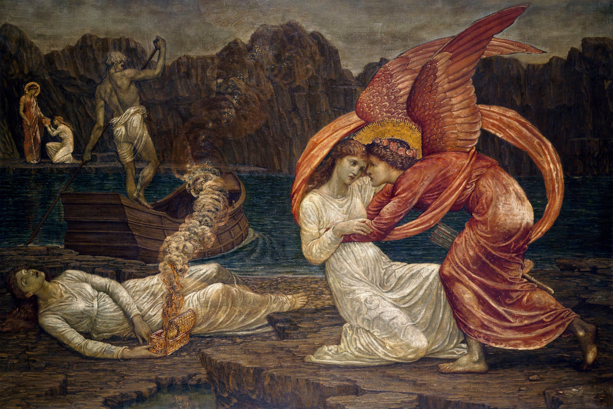 Sweater Cupid And Psyche - Palace Green Murals - Psyche Receiving The Casket Essential