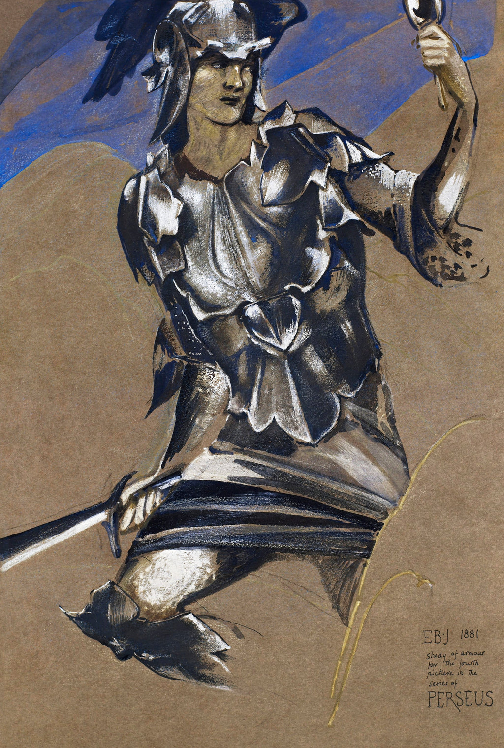 Sweater The Perseus Series - Study Of Perseus In Armour For The Finding Of Medusa Premium