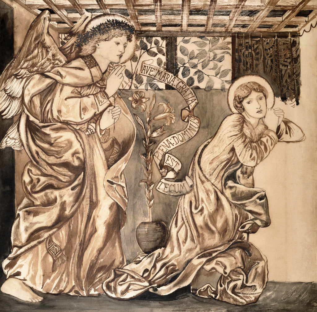 Hoodie The Annunciation Print Essential