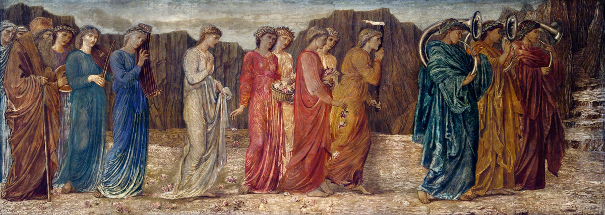 Sweater Cupid And Psyche - Palace Green Murals - The King And Other Mourners Abandon Psyche To The Monster Essential