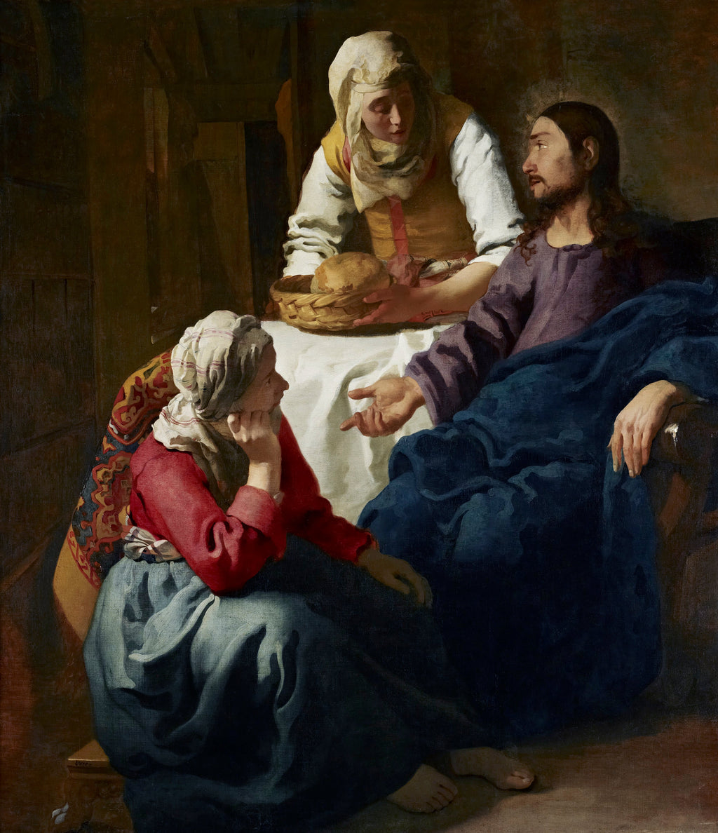 T-shirt Johannes Vermeer Christ In The House Of Martha And Mary Famous Painting Essential