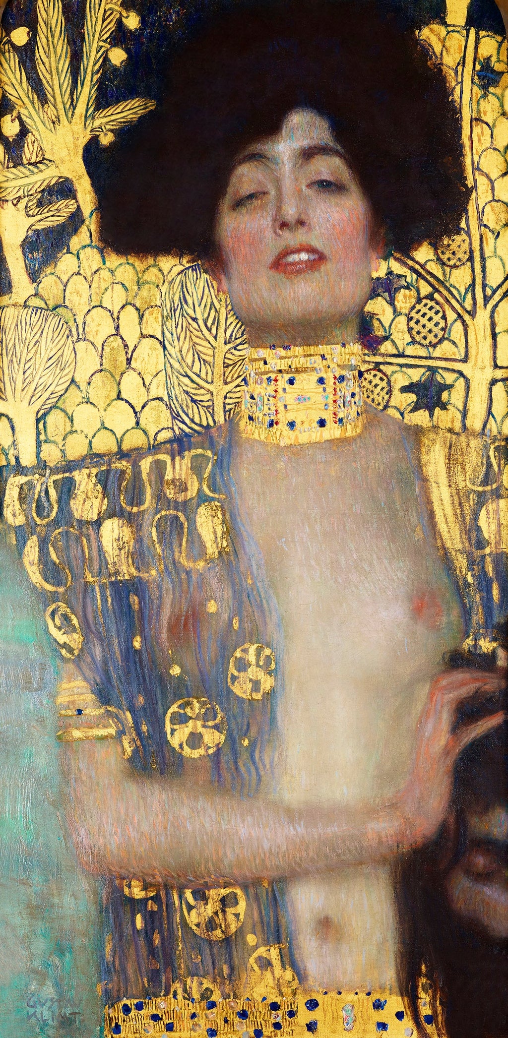 T-shirt Gustav Klimt Judith And The Head Of Holofernes Famous Painting Premium