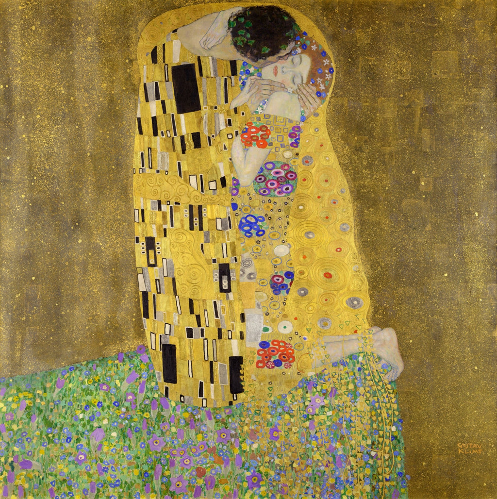 T-shirt Gustav Klimt The Kiss Famous Painting Essential