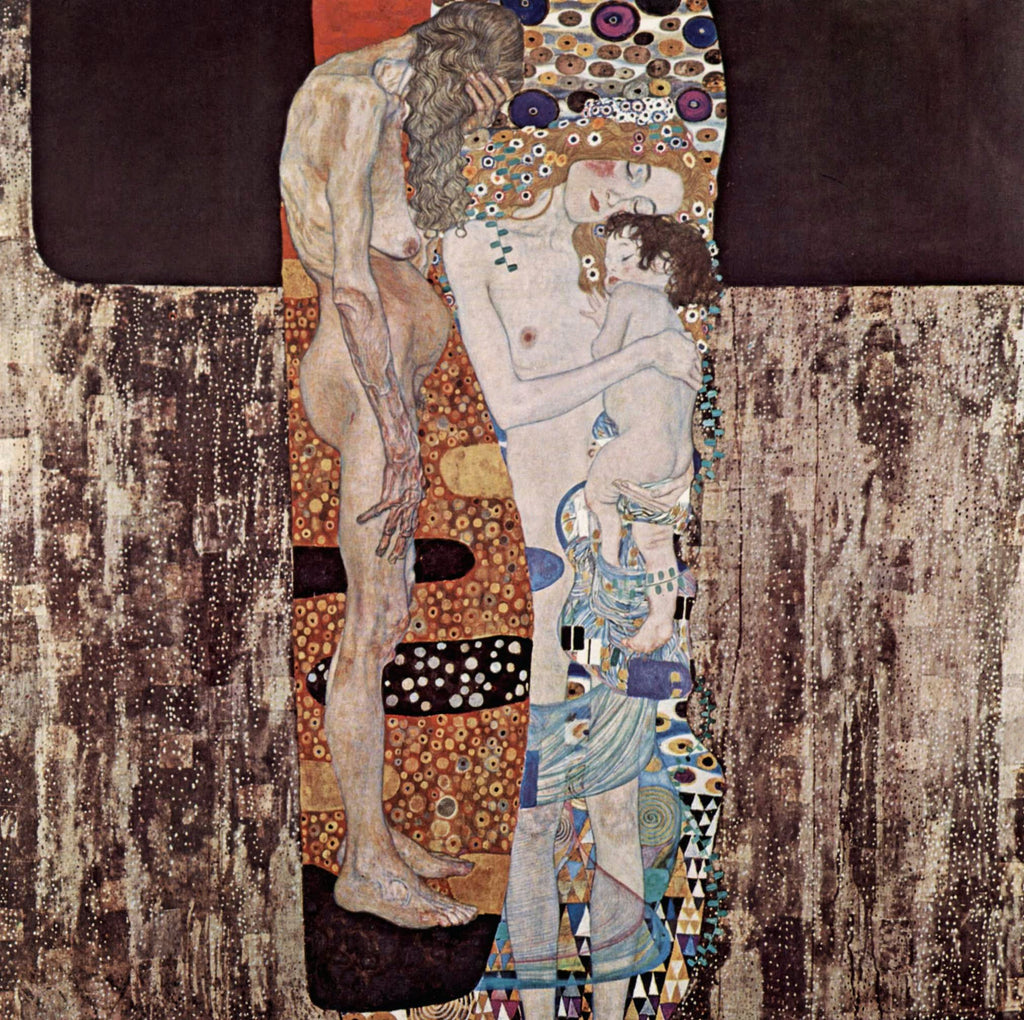 T-shirt Gustav Klimt The Three Ages Of The Woman Famous Painting Essential