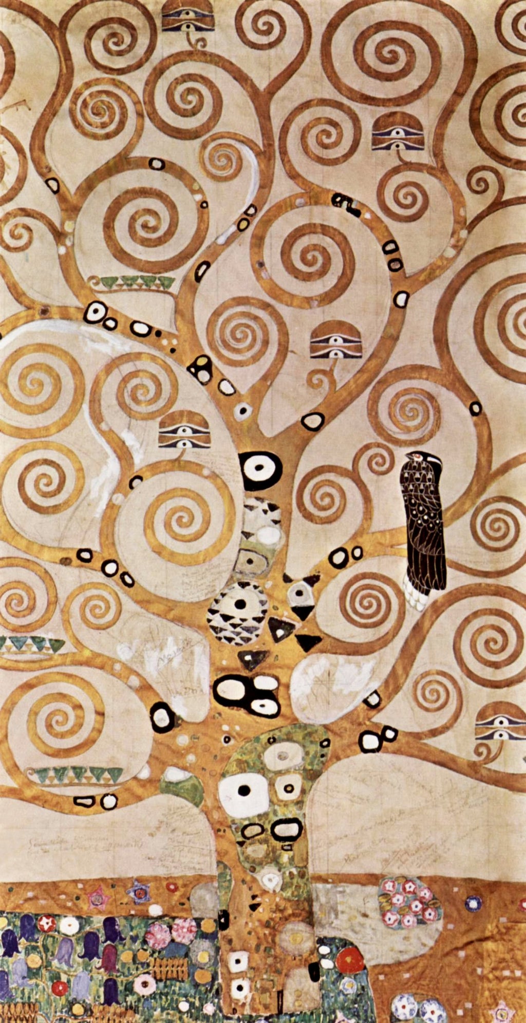 T-shirt Gustav Klimt L Arbre De Vie Famous Painting Essential