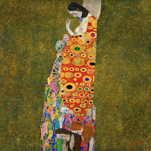 Hoodie Gustav Klimt Hope II Famous Painting Essential