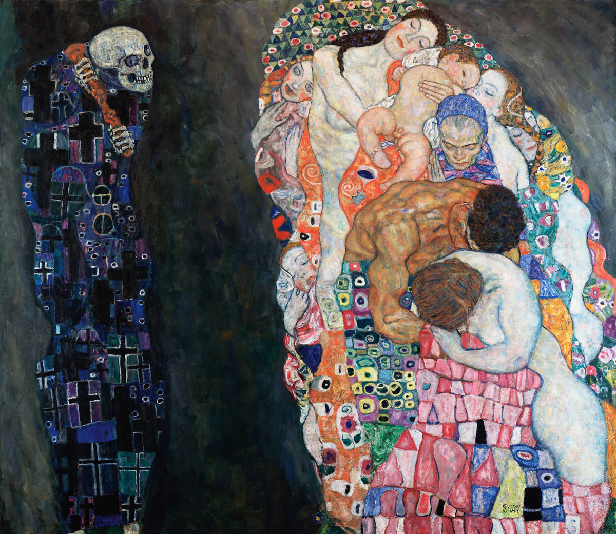 Sweater Gustav Klimt Death And Life Famous Painting Essential