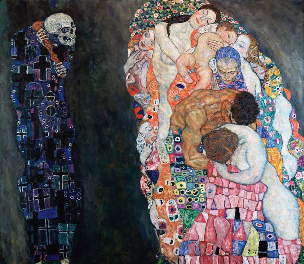 Hoodie Gustav Klimt Death And Life Famous Painting Essential