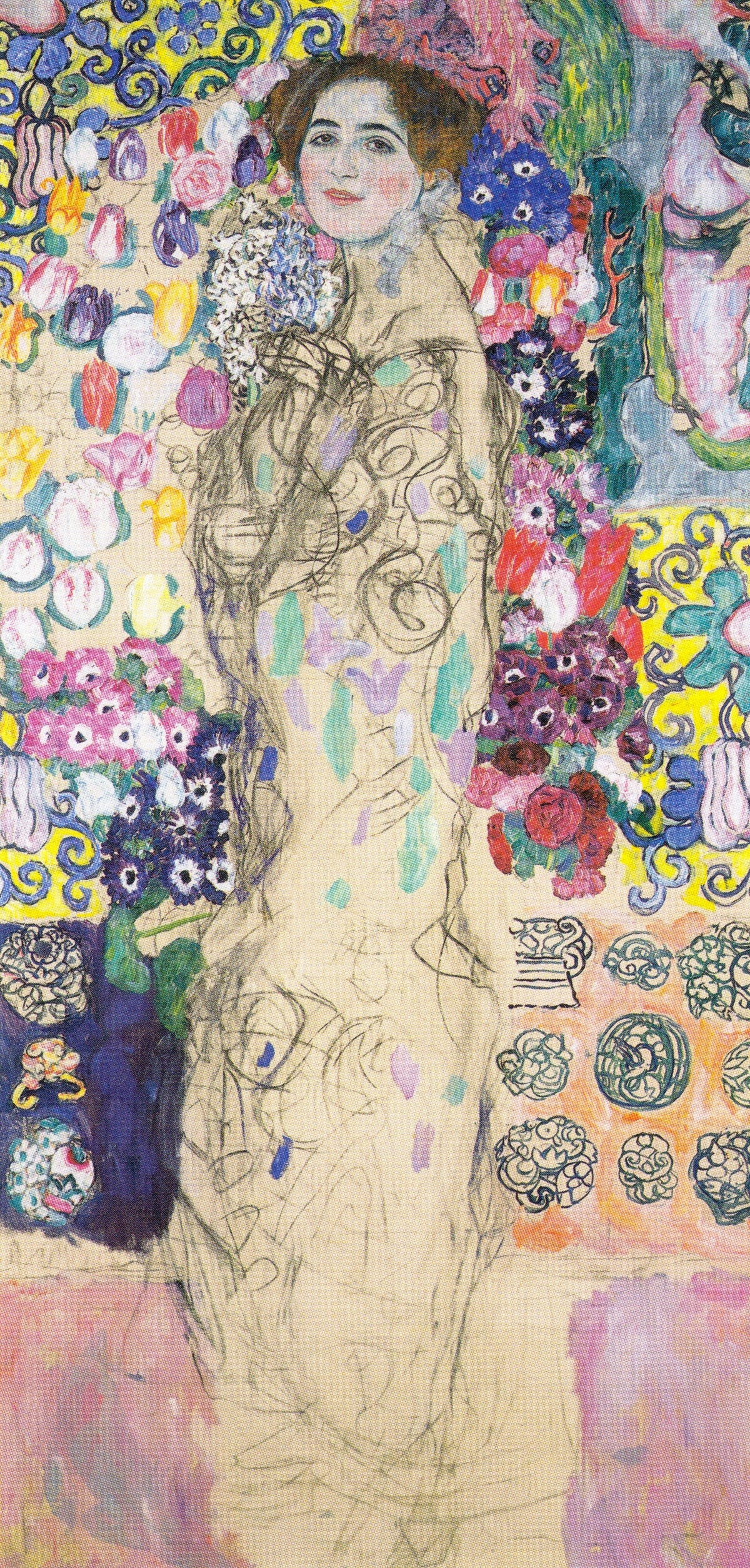 Sweater Gustav Klimt Portrait Of Maria Munk Famous Painting Essential