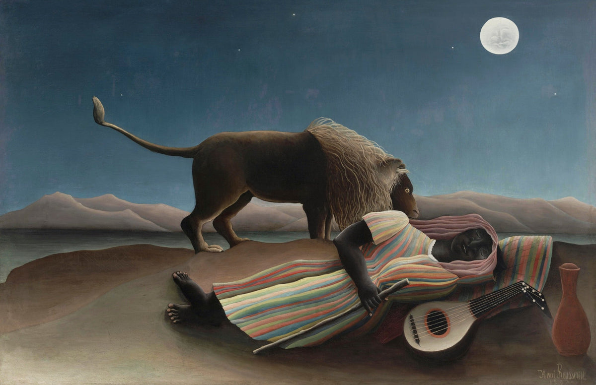 Hoodie Henri Rousseau The Sleeping Gypsy La Bohemienne Endormie Famous Painting Premium