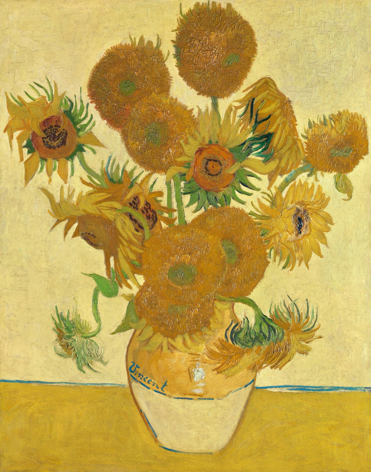 Hoodie Vincent Van Gogh Sunflowers Famous Still Life Painting Essential