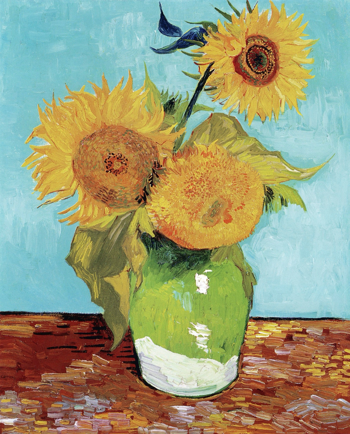 Sweater Vincent Van Gogh Vase With Three Sunflowers Famous Painting Essential