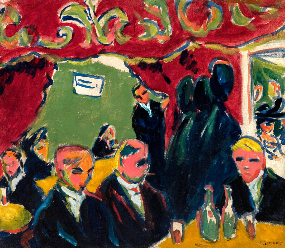 Sweater Ernst Ludwig Kirchner Tavern Famous Painting Essential