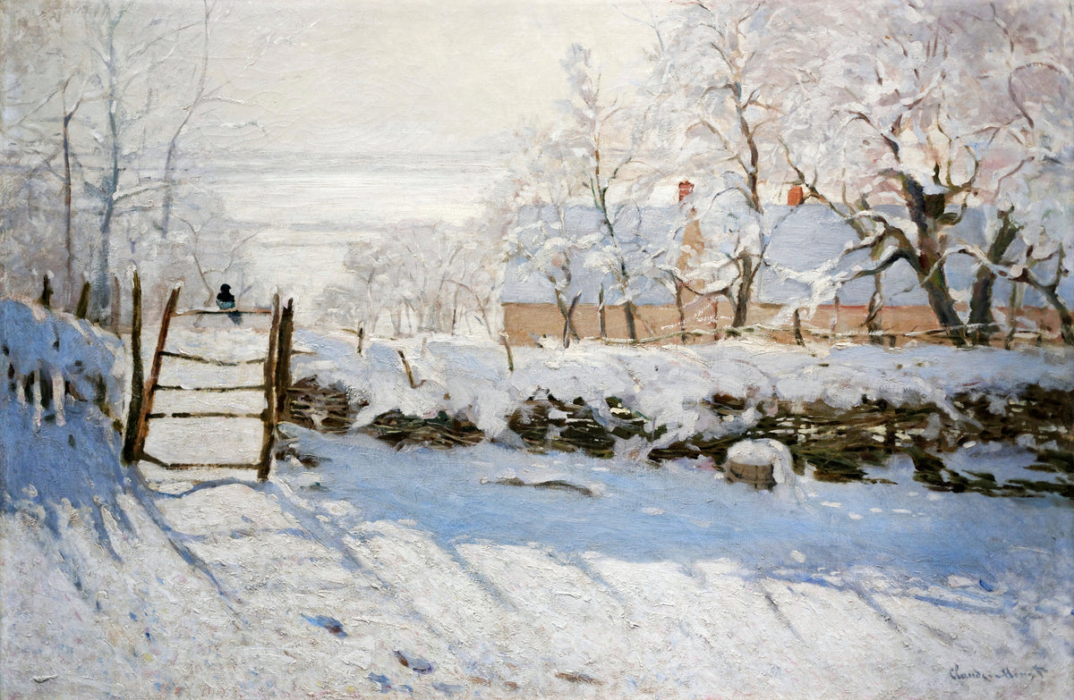 Sweater Claude Monet The Magpie Famous Painting Essential