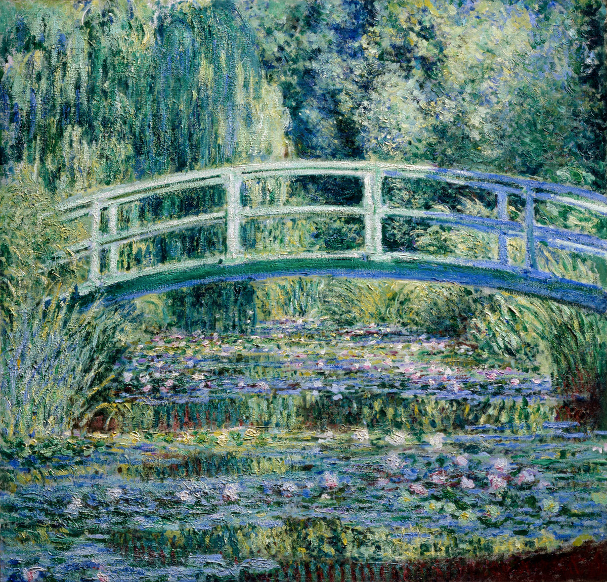Sweater Claude Monet Water Lilies And Japanese Bridge Famous Painting Essential