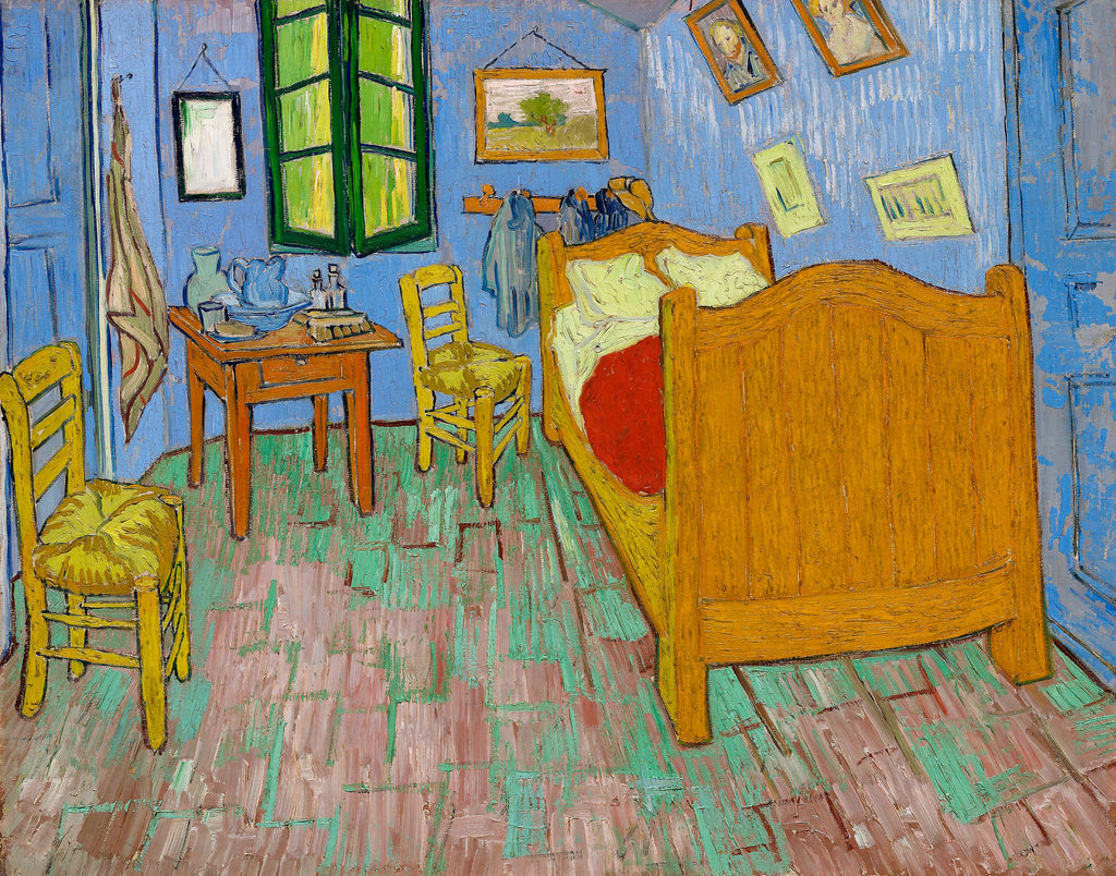 T-shirt Vincent Van Gogh The Bedroom Famous Painting Essential