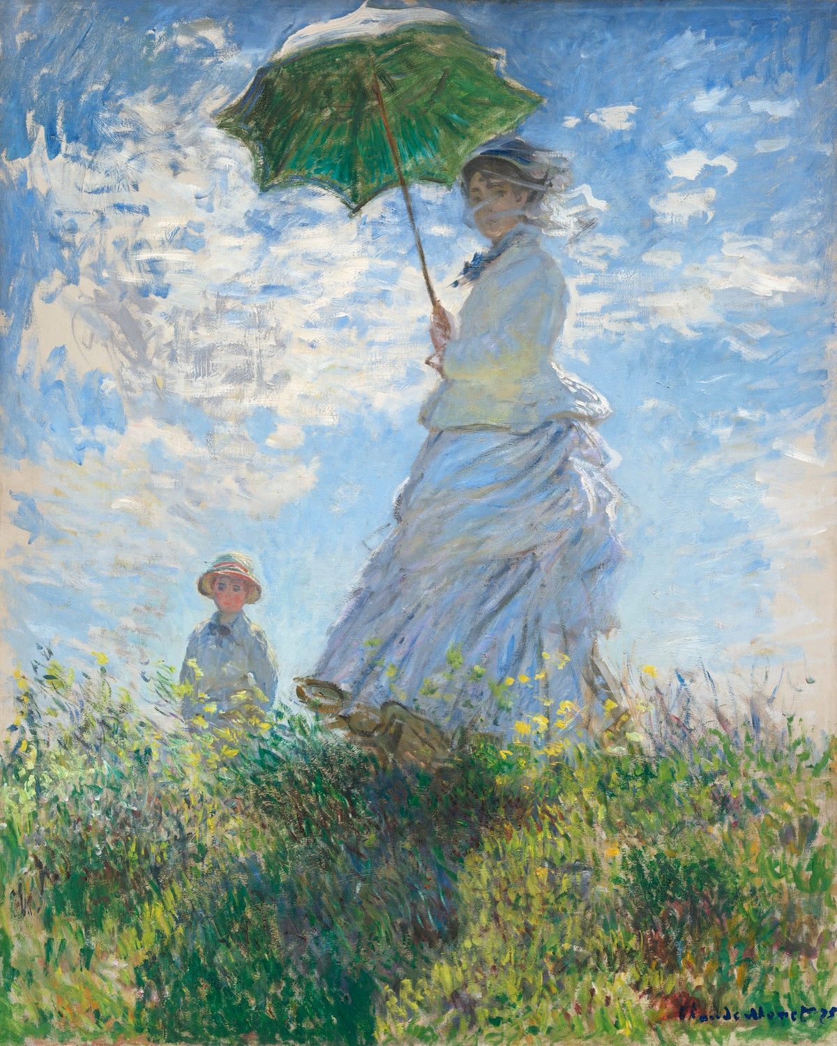 T-shirt Claude Monet Madame Monet And Her Son Woman With A Parasol Famous Painting Essential