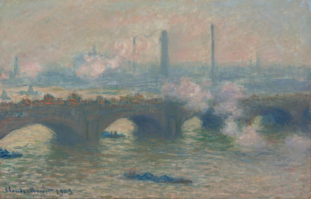 Hoodie Waterloo Bridge Gray Day Signature