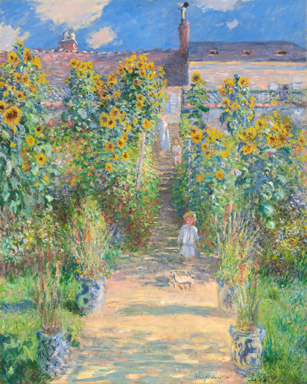 Hoodie The Artist Garden At Vetheuil Signature