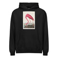 Black Hoodie Pink Flamingo - John James Audubon 1827 Signature
