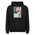 Black Hoodie Blooming Lotus Flowers - Ohara Koson 1920 Signature