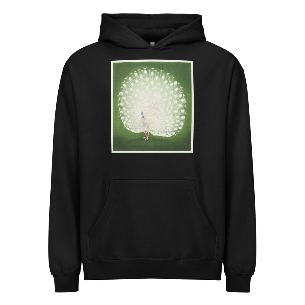 Black Hoodie Peacock - Ohara Koson 1925 Signature