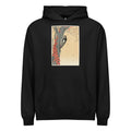 Black Hoodie Great Spotted Woodpecker In Tree With Red Ivy - Ohara Koson 1925 Signature