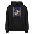 Black Hoodie Bamboo Flower Basket - Ohara Koson 1932 Signature