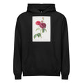 Black Hoodie Purple French Rose Rosa Gallica Purpuro-Violacea Magna Signature