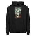 Black Hoodie Peonies Painting In High Resolution Signature