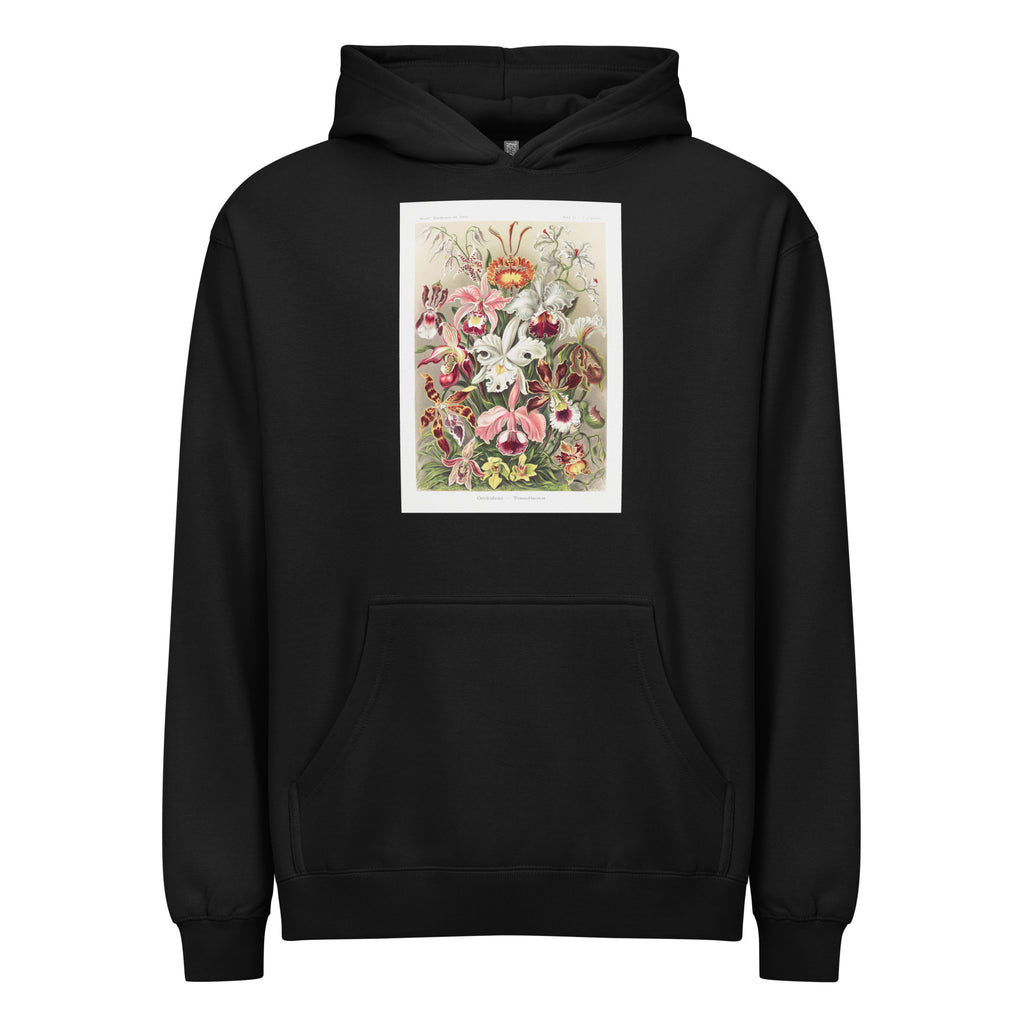 Black Hoodie Orchideae Denusblumen A Giltsch Gem Signature