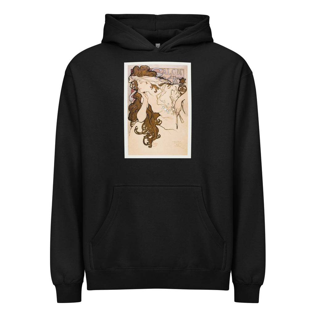 Black Hoodie Salon Des Cent Poster Signature