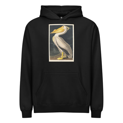 Black Hoodie American White Pelican Signature