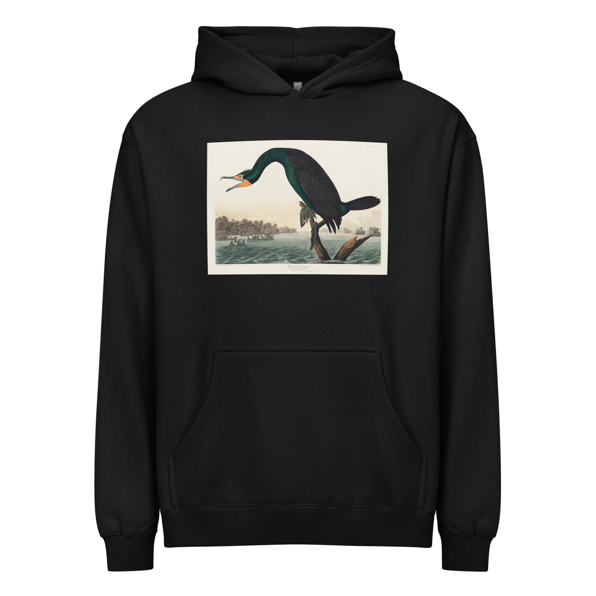 Black Hoodie Florida Cormorant Signature