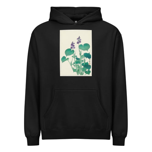 Black Hoodie Blooming Hosta - Ohara Koson 1920 Signature