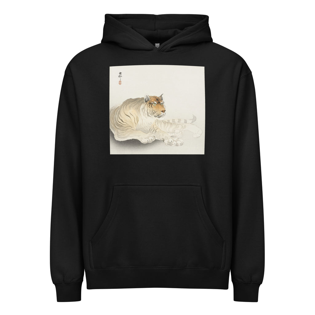 Black Hoodie Tiger - Ohara Koson 1900 Signature
