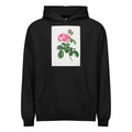 Black Hoodie Cabbage Rose Rosa Centifolia Signature